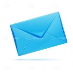 Blue Envelope Icon